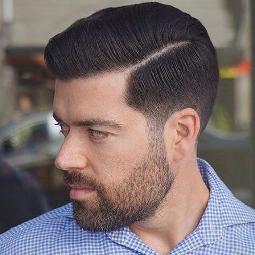 Corte side part tradicional
